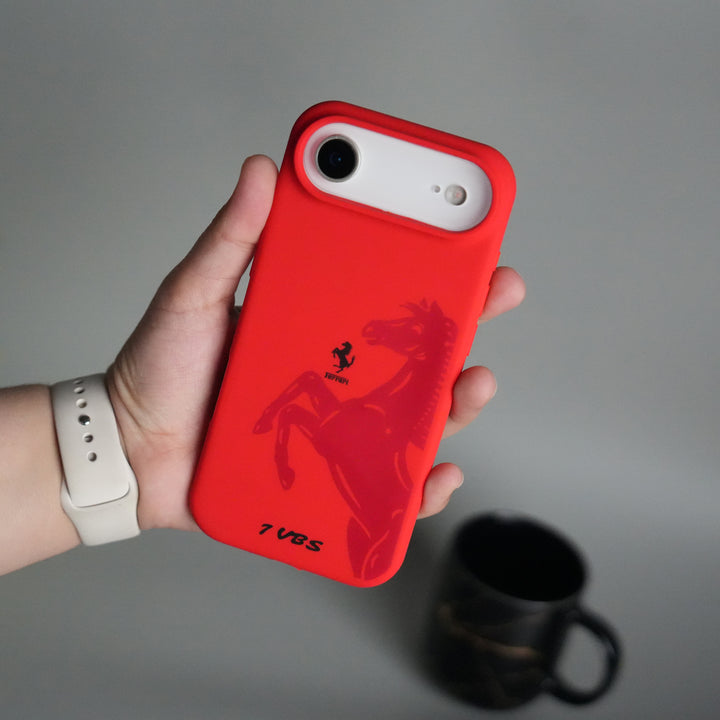 iPhone 17 Air FR V8 Series Design Silicone Protective Case Cover