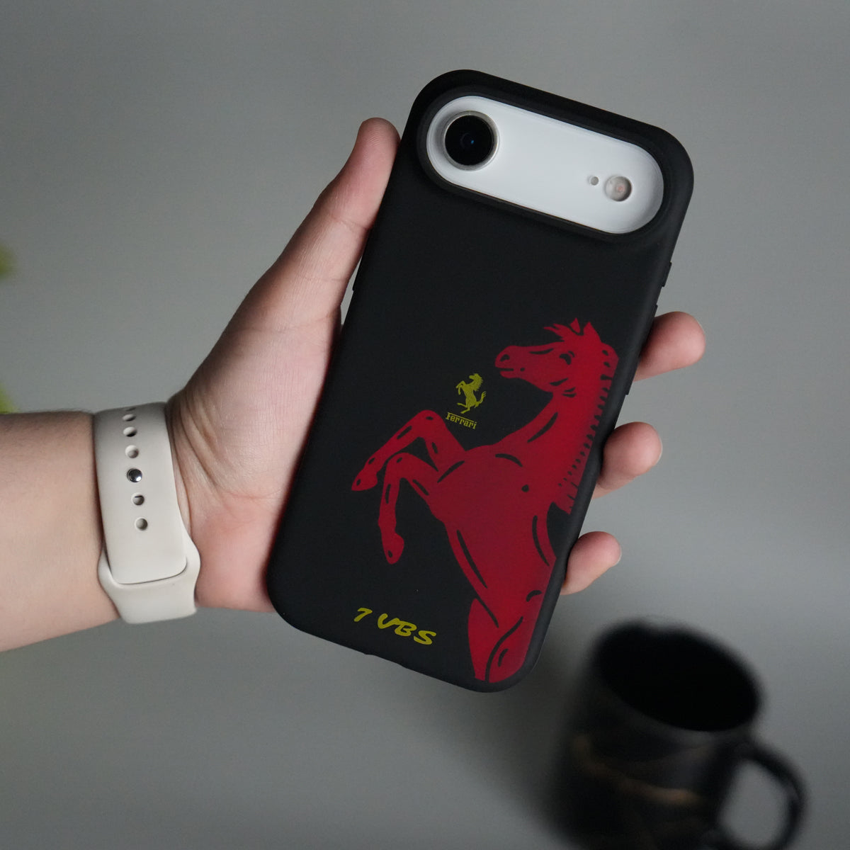 iPhone 17 Air FR V8 Series Design Silicone Protective Case Cover