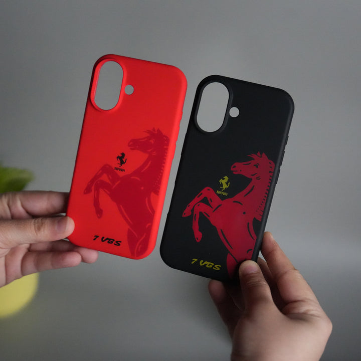 iPhone 17 FR V8 Series Design Silicone Protective Case Cover