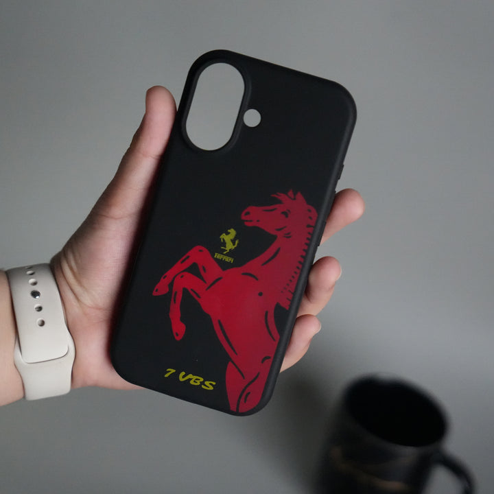 iPhone 17 FR V8 Series Design Silicone Protective Case Cover