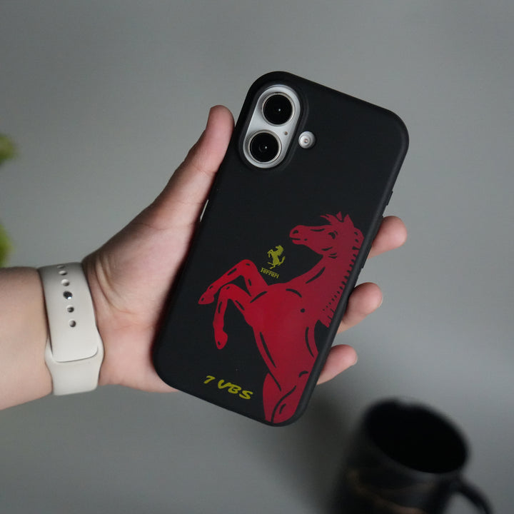 iPhone 17 FR V8 Series Design Silicone Protective Case Cover