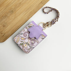 Samsung Galaxy Z Flip 6 Indian Art Designer Cover With  Bracelet and Card Holder