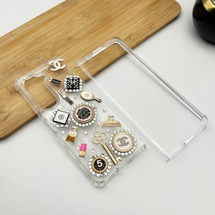 Samsung Galaxy Z Fold 6 Make Up Diamond TPU Transparent Case Cover