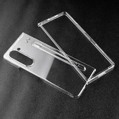 Samsung Galaxy Z Fold 6 Transparent Cristal Hard Shell Cover Case With S-Pent Slot