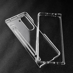 Samsung Galaxy Z Fold 5 Transparent Cristal Hard Shell Cover Case With S-Pen