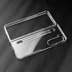 Samsung Galaxy Z Fold 5 Transparent Cristal Hard Shell Cover Case With S-Pen