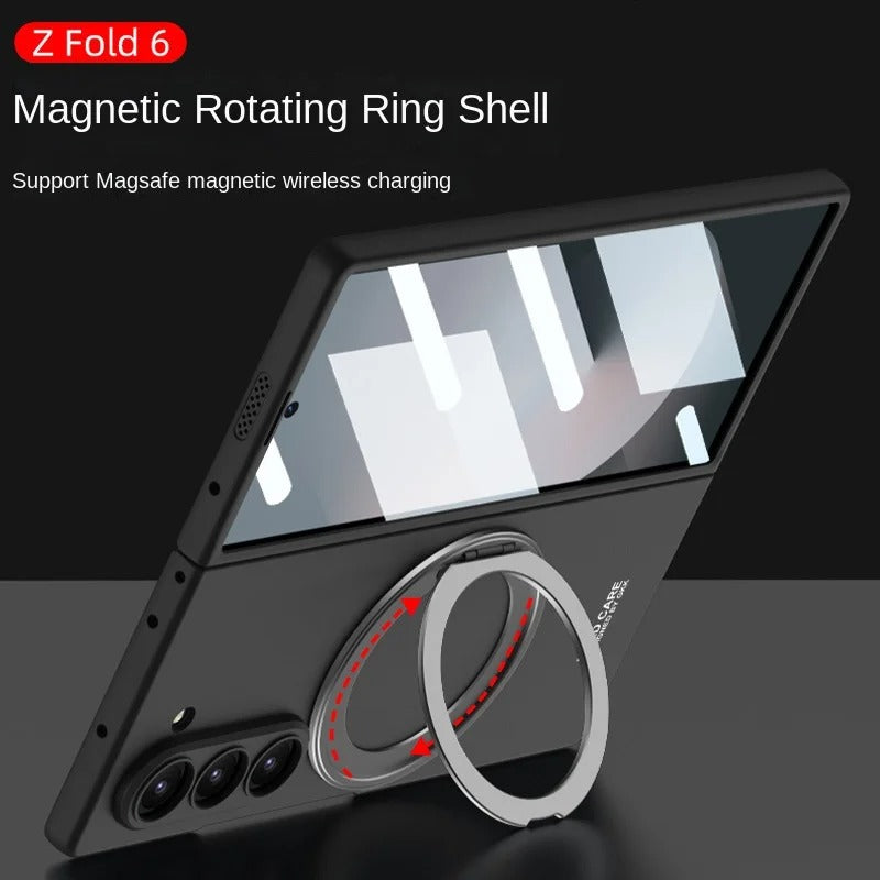 Samsung Galaxy Z Fold 8 Ultra Rotating Bracket Magnetic Ring MagSafe Case