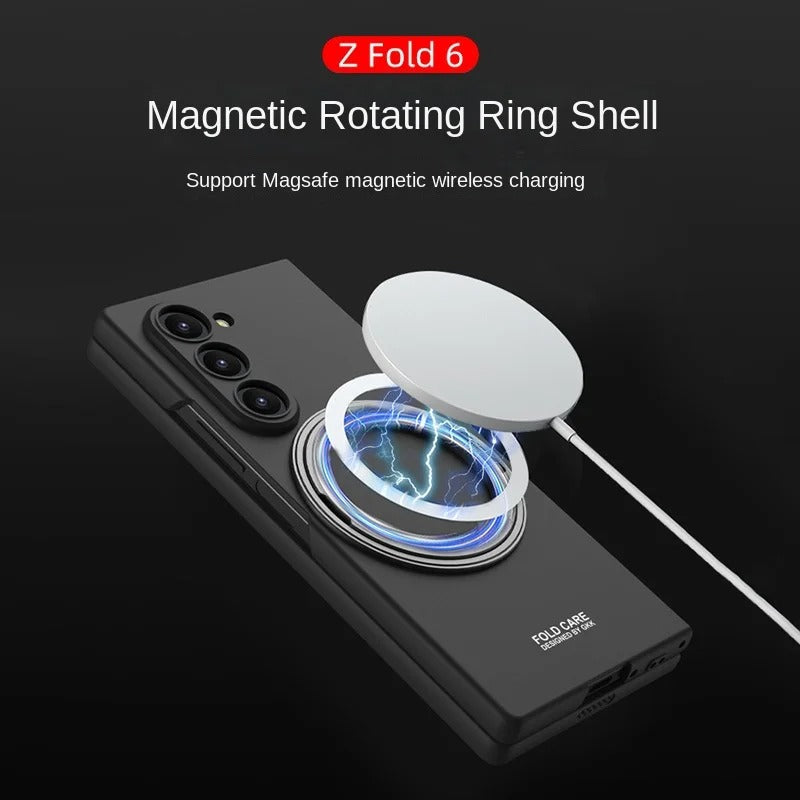 Samsung Galaxy Z Fold 8 Ultra Rotating Bracket Magnetic Ring MagSafe Case