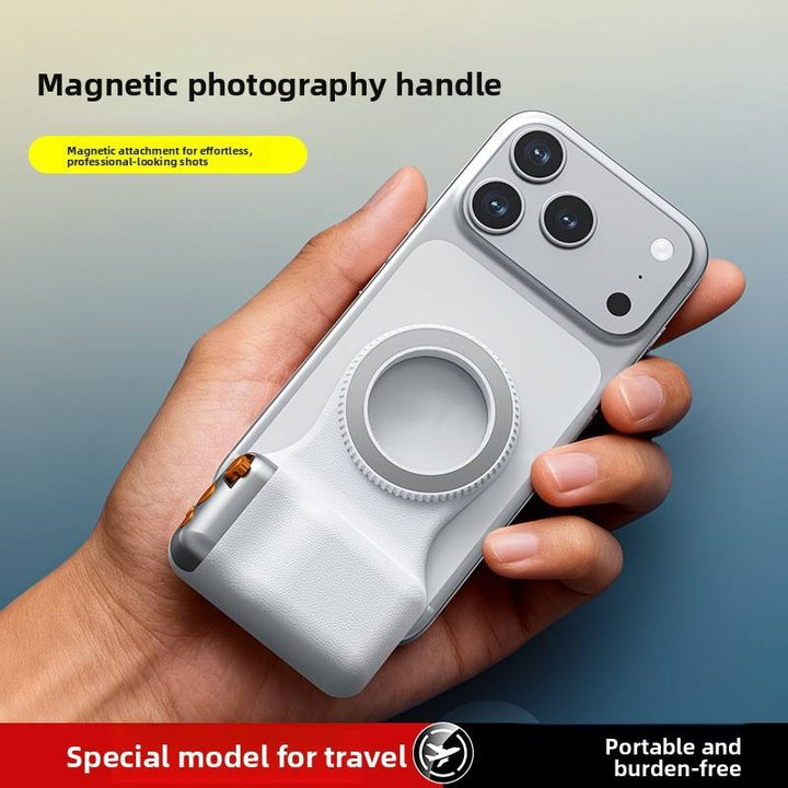 Magnetic Handle Stabilizer for Mobile Phone Photography