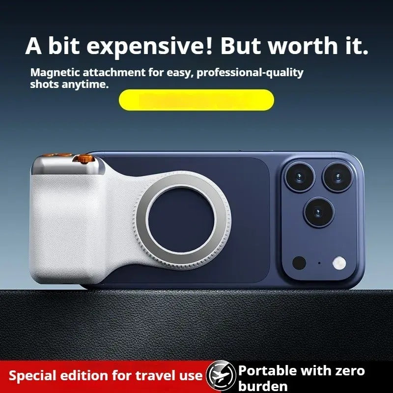 Magnetic Handle Stabilizer for Mobile Phone Photography