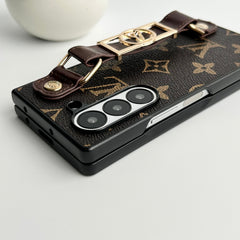 Samsung Galaxy Z Fold 6 Luxury Brand Strap Belt Holder Case