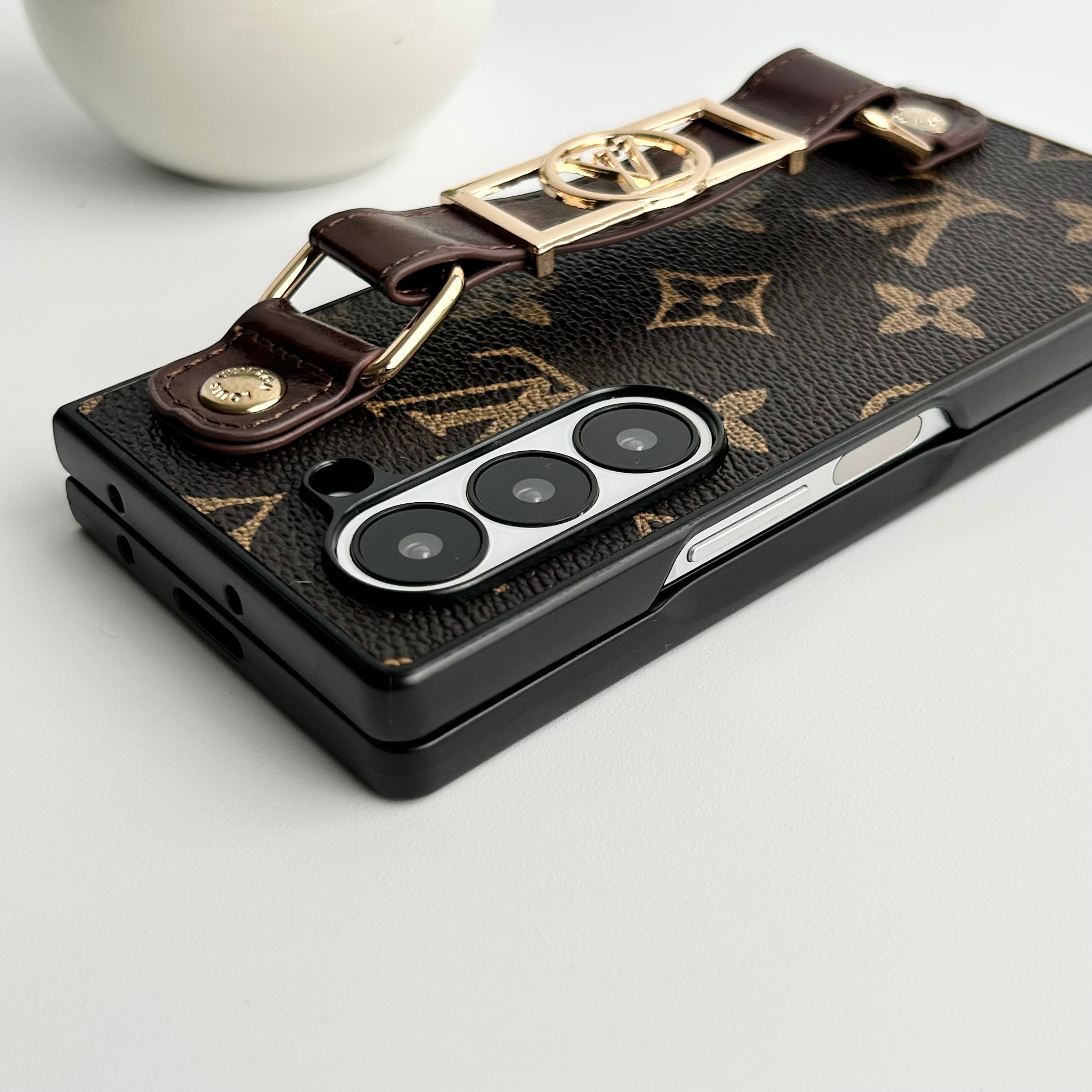 Samsung Galaxy Z Fold 6 Luxury Brand Strap Belt Holder Case