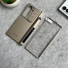 Samsung Galaxy Z Fold 6 GKK Camera Protection Slider Magnetic Hinge Front Glass Protective Cover