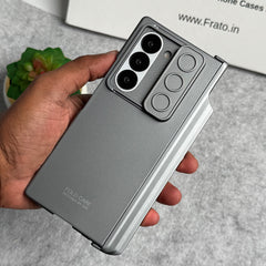 Samsung Galaxy Z Fold 6 GKK Camera Protection Slider Magnetic Hinge Front Glass Protective Cover