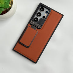 Samsung Galaxy Ultra Series Metal Camera Cap Stand Case Cover