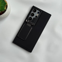 Samsung Galaxy Ultra Series Metal Camera Cap Stand Case Cover