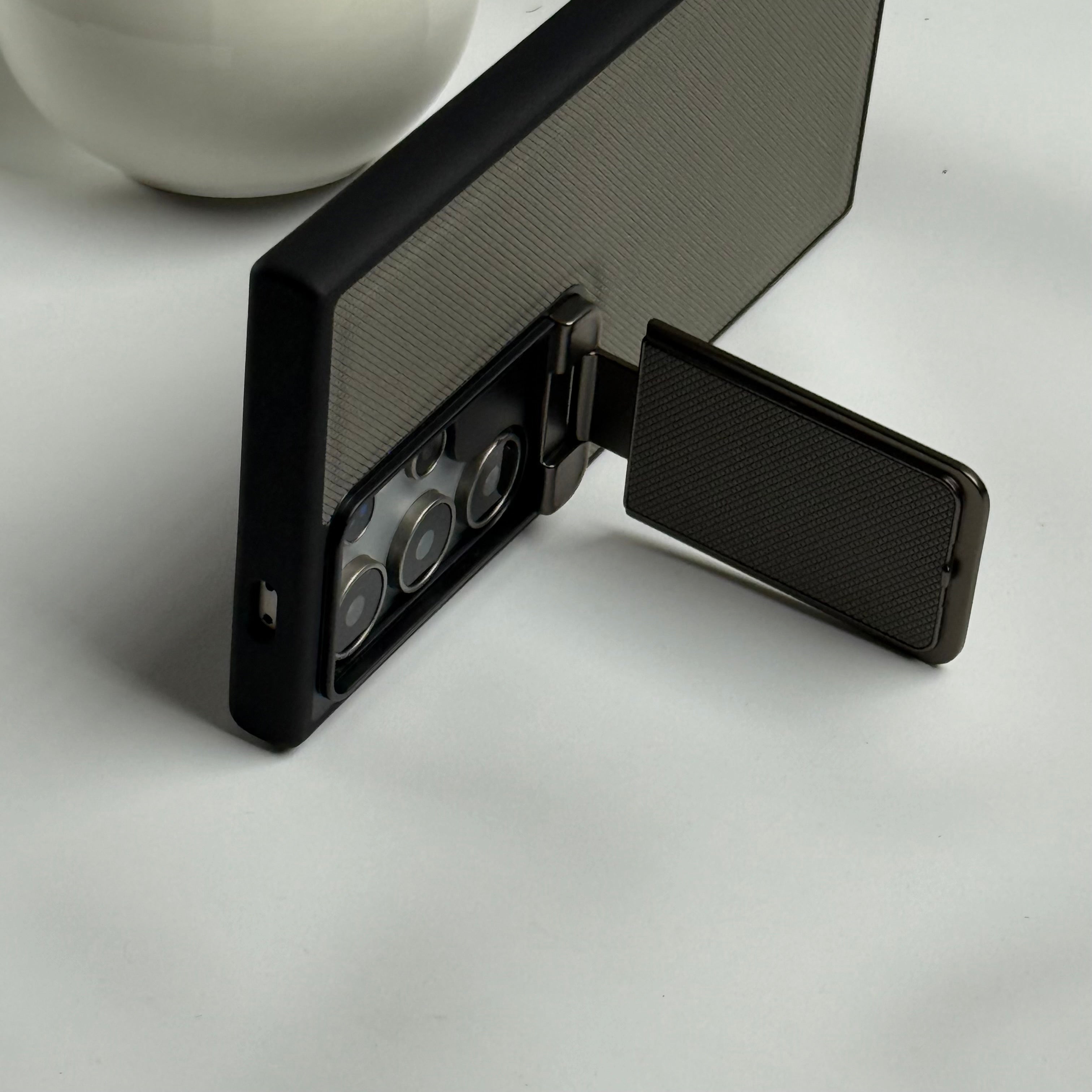 Samsung Galaxy Ultra Series Metal Camera Cap Stand Case Cover