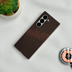 Samsung Galaxy Z Fold Series Carbon Fiber Texture Aramid Design Hard Pc MagSafe Case Cover