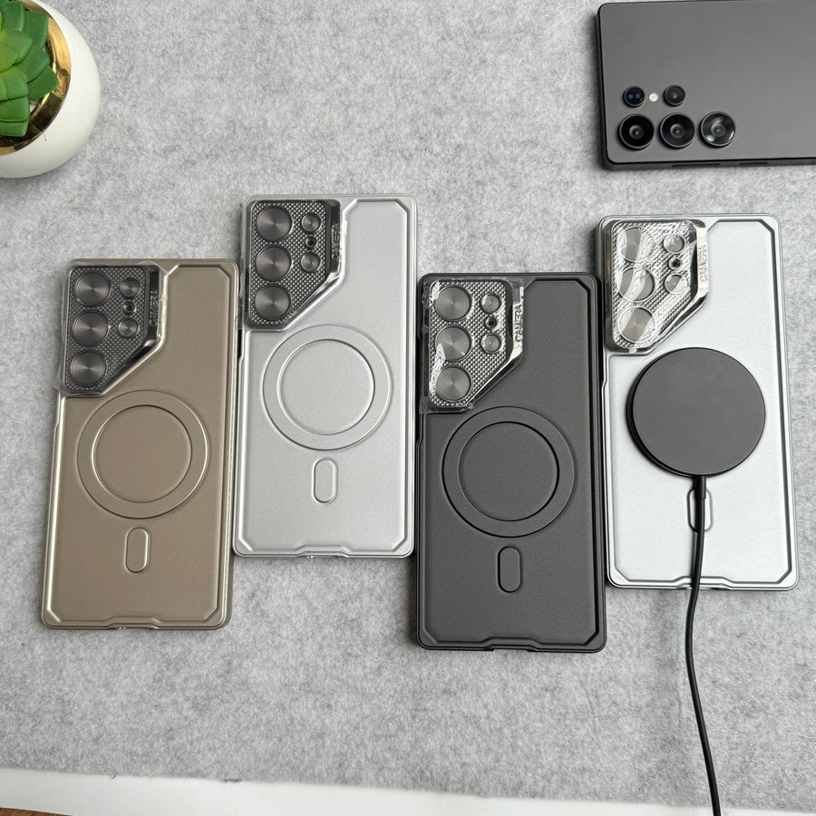 Samsung Galaxy S25 Ultra Lens Protection Fully Metal Bracket Shell Case