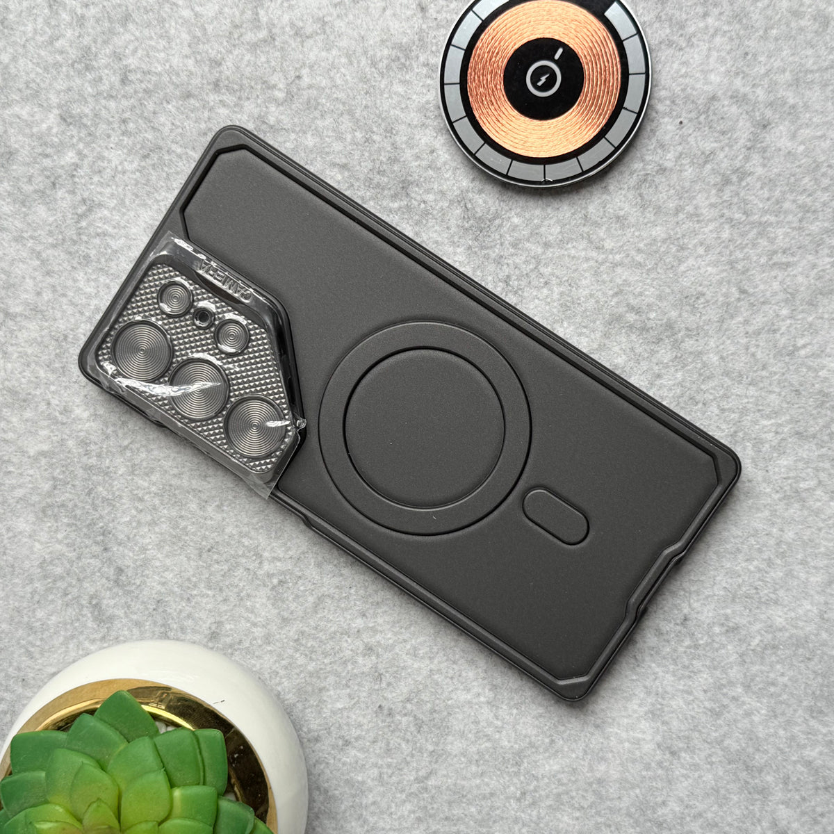 Samsung Galaxy S25 Ultra Lens Protection Fully Metal Bracket Shell Case