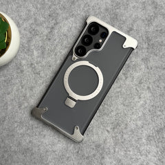 Samsung Galaxy Ultra Series Frosted Frameless Metal Kickstand Case