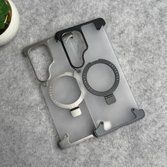 Samsung Galaxy Ultra Series Frosted Frameless Metal Kickstand Case