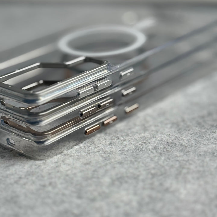 Samsung Galaxy Ultra Series Transparent MagSafe Cover With Metal Camera Bump