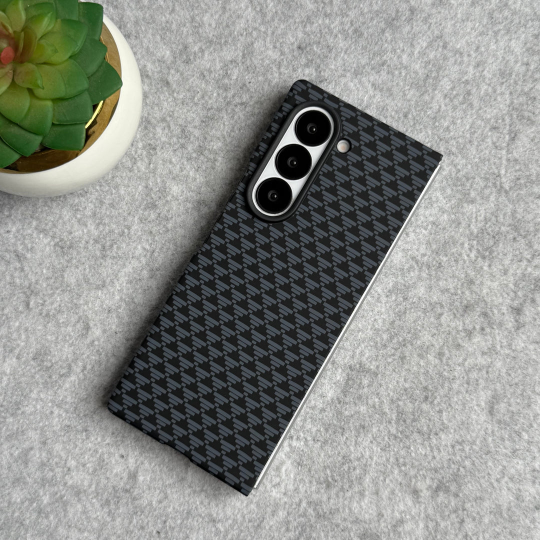 Samsung Galaxy Z Fold 6 Small Geometric Tringle Pattern Case Cover