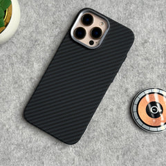 iPhone Carbon Fiber Texture Aramid Design Hard Pc MagSafe Case Cover