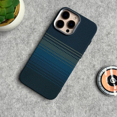 iPhone Carbon Fiber Texture Aramid Design Hard Pc MagSafe Case Cover