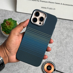 iPhone Carbon Fiber Texture Aramid Design Hard Pc MagSafe Case Cover