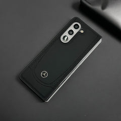 Samsung Galaxy Z Fold 5 Merc Side Dotted PU Leather Case Cover