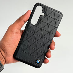 Samsung Galaxy S24 BMW Sports Car Logo Case Cover (BLACK)