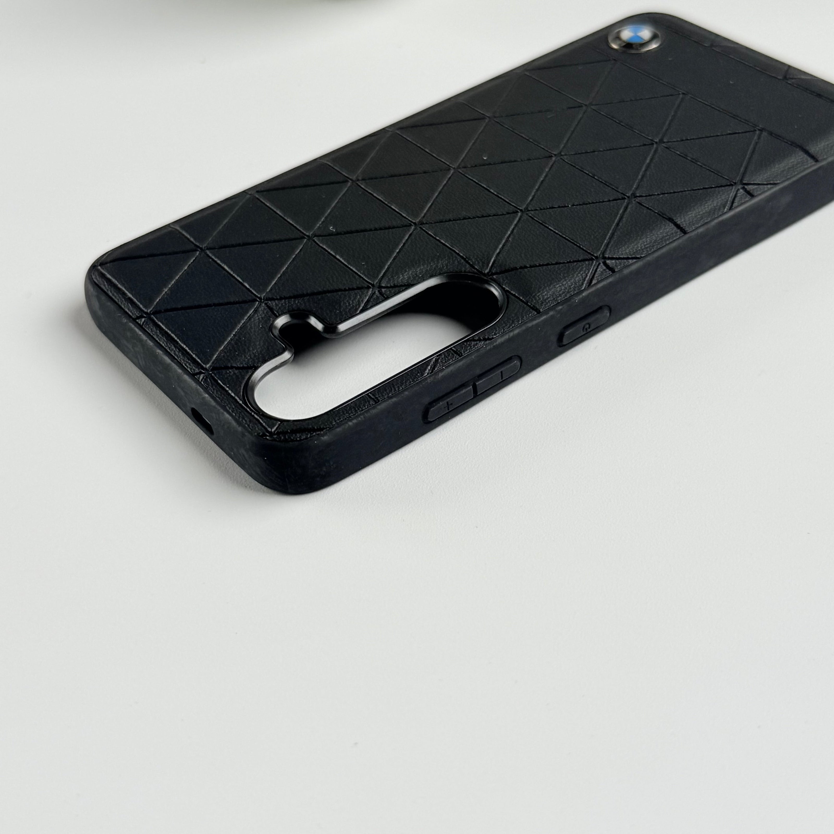 Samsung Galaxy S24 BMW Sports Car Logo Case Cover (BLACK)