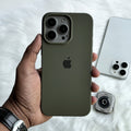 iPhone 15 Series Liquid Silicone Case Cover (Dark Grey)