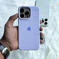 iPhone 15 Series Liquid Silicone Case Cover (Lavender)