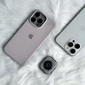 iPhone Liquid Silicone Case Cover (Light Grey)