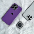 iPhone 15 Series Liquid Silicone Case Cover (Indigo)