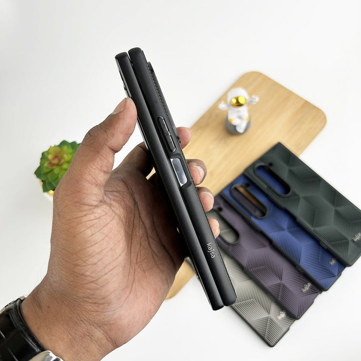 Samsung Galaxy Z Fold 6 Slim Rubberize 3D Cube Pattern Cover