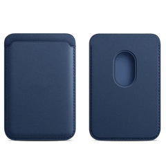 Luxury Leather Magnetic MagSafe Wallet For iPhone MagSafe Phones