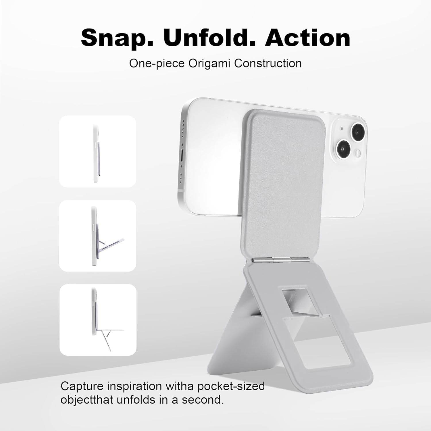 Strong Magnet MagSafe Tripod Phone Stand Pocket-Size Selfie Stick