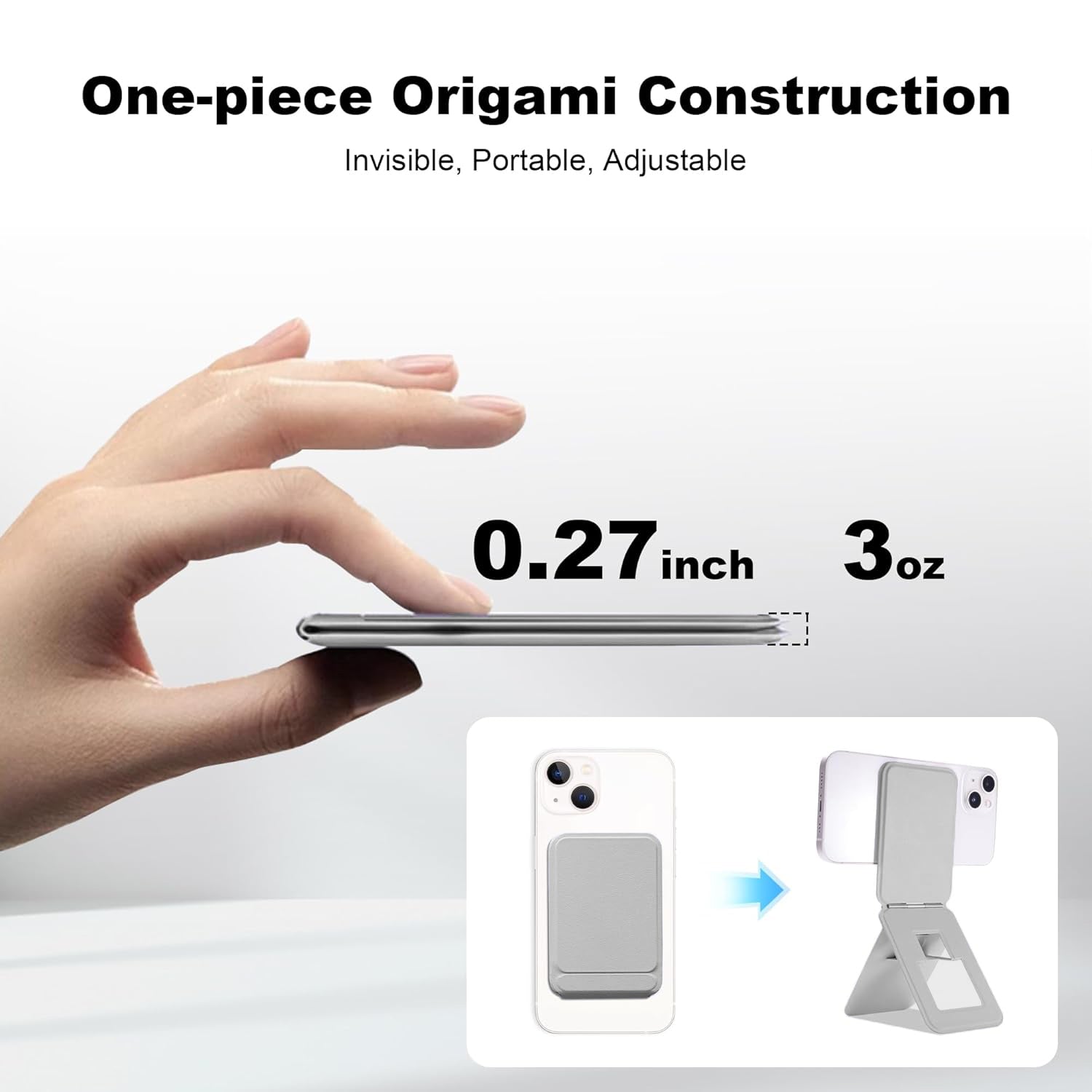 Strong Magnet MagSafe Tripod Phone Stand Pocket-Size Selfie Stick