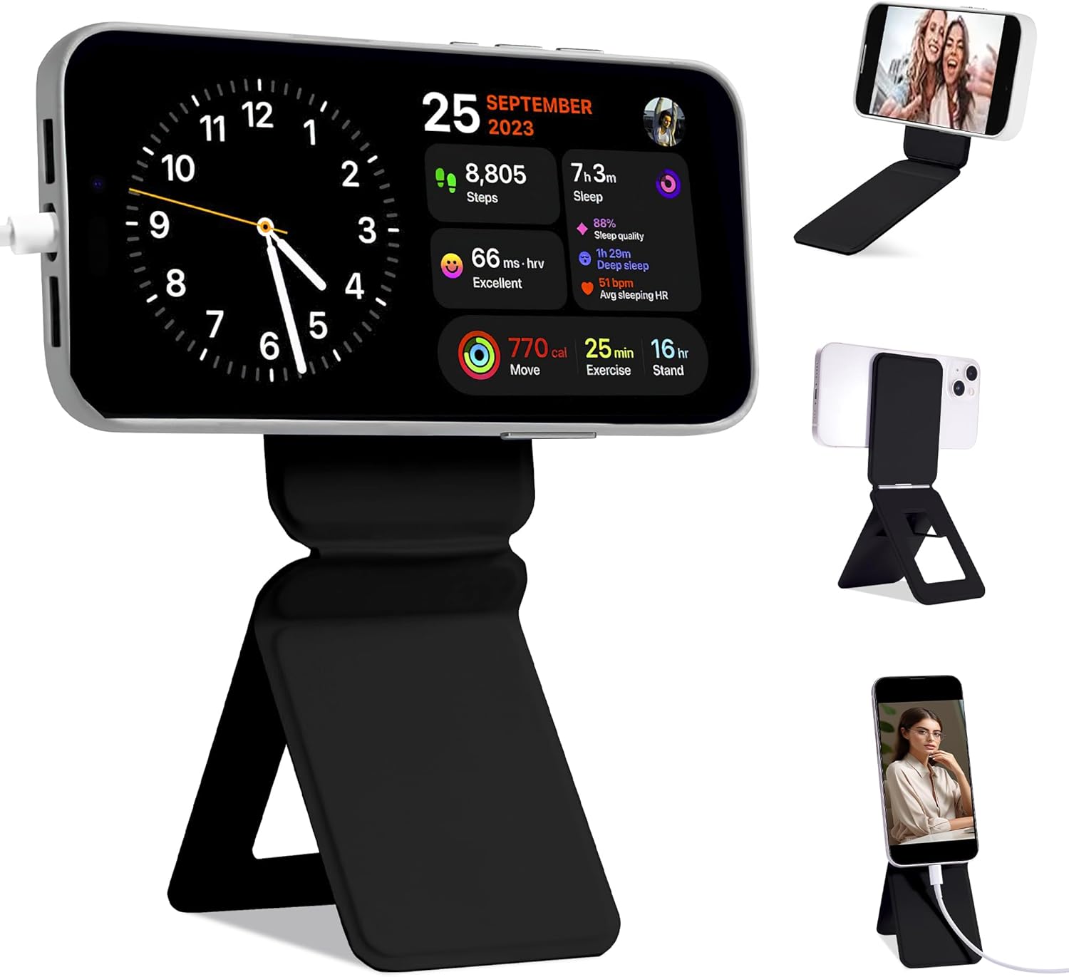 Strong Magnet MagSafe Tripod Phone Stand Pocket-Size Selfie Stick
