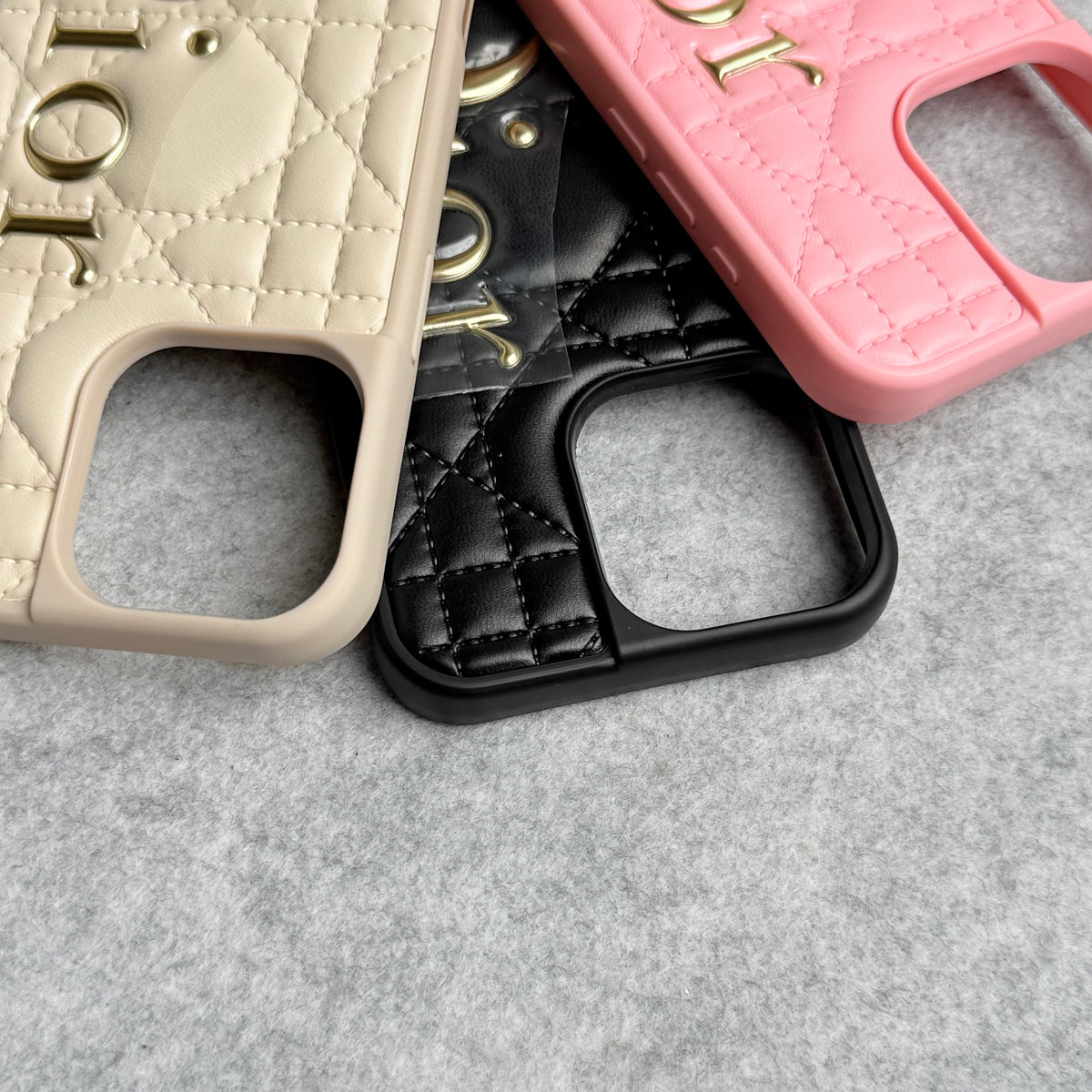 iPhone 16 Series DR Puff Edition PU Leather Case Cover