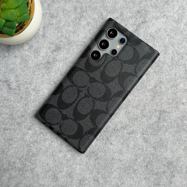 Samsung Galaxy S25 Ultra CC Brand PU Leather Case Cover