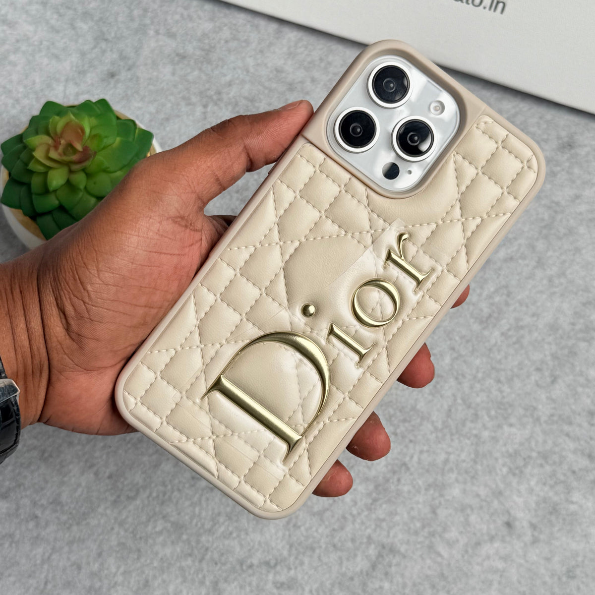 iPhone 16 Series DR Puff Edition PU Leather Case Cover
