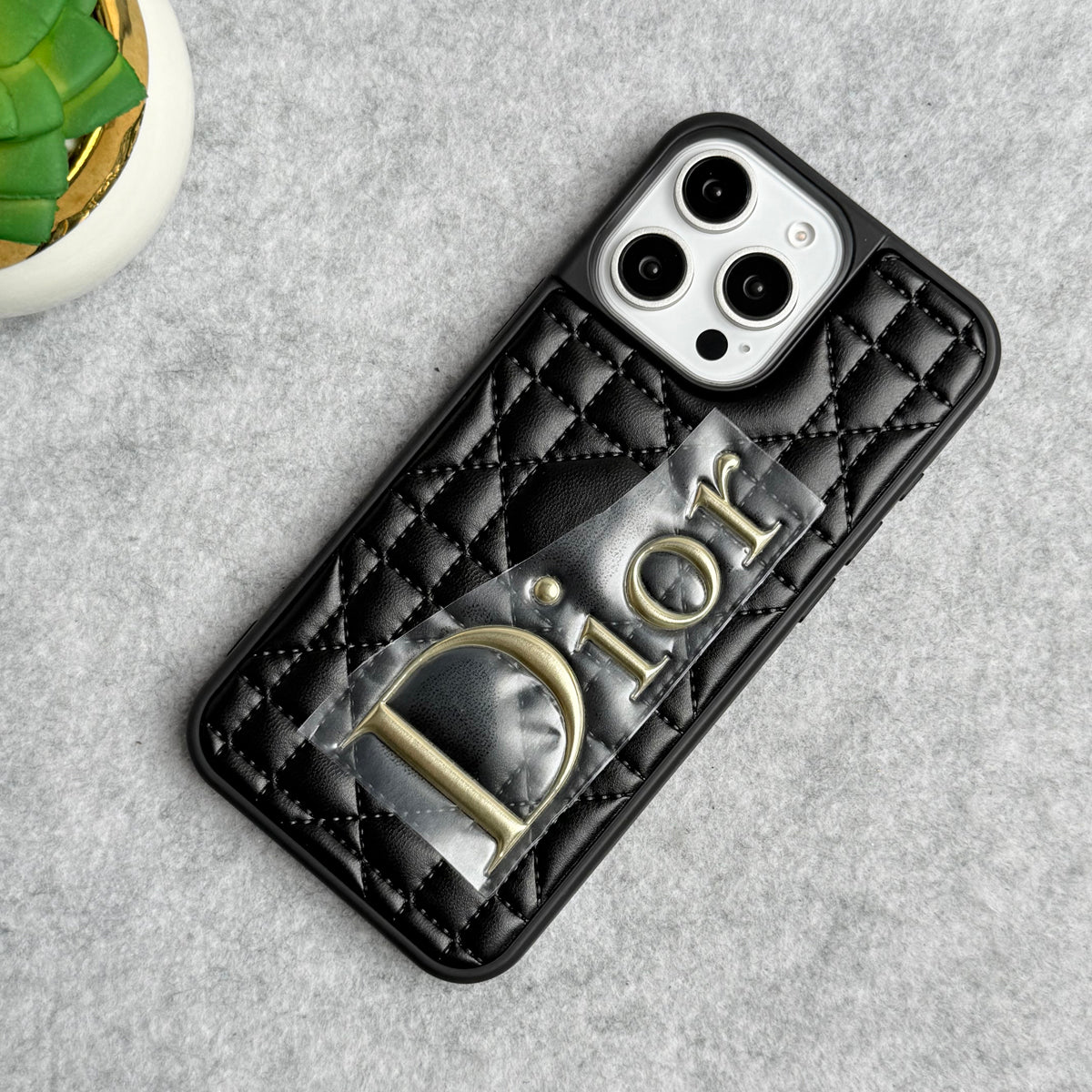 iPhone 16 Series DR Puff Edition PU Leather Case Cover