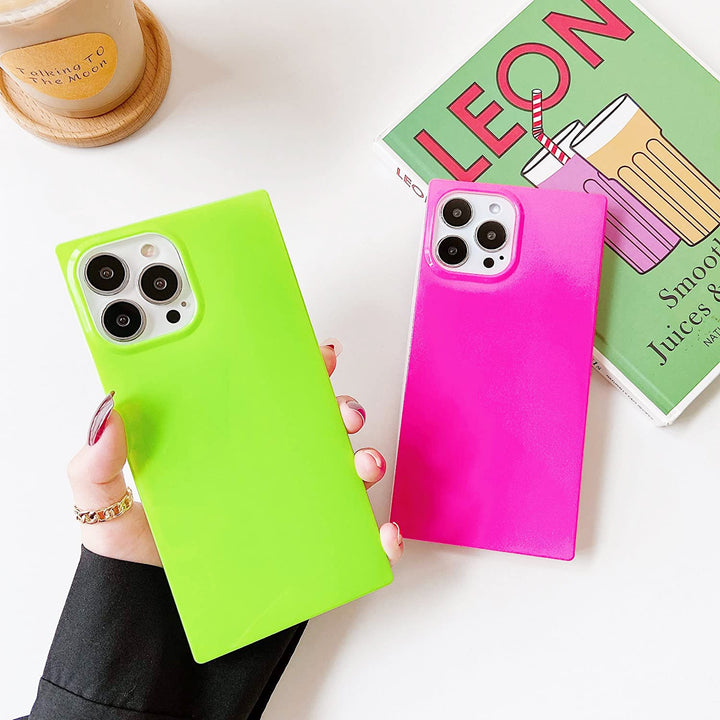 iPhone Neon Series Square Bumper Glossy Cover