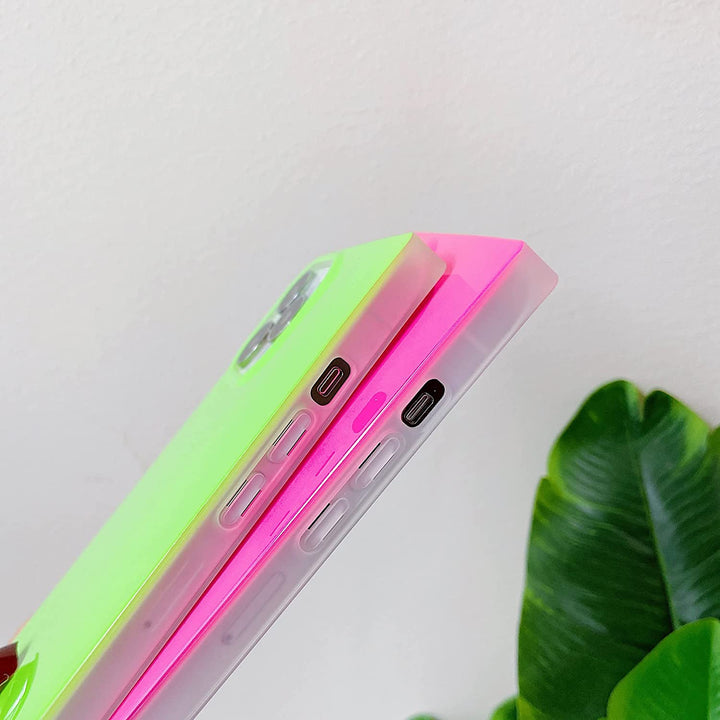 iPhone Neon Series Square Bumper Glossy Cover