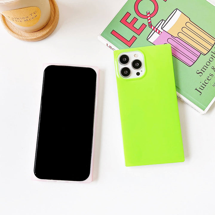 iPhone Neon Series Square Bumper Glossy Cover